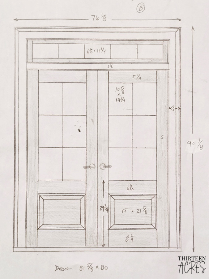 Our Custom Built Front Doors